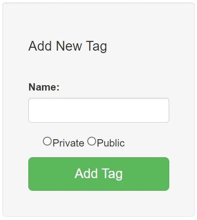 Create public tags for read the world challenge books